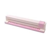 WUUISDNX Perforatrice Manuelle 30 Trous, Fond antidérapant, Fournitures Scolaires et de Bureau, perforatrice Polyvalente en ABS pour Ordinateur Portable, Rose