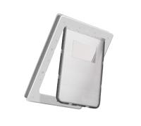 WUUISDNX Porte pour chien à double sens offrant des options sécurisées pour les accessoires pour animaux de compagnie. Plastique durable non toxique et résistant. Installation facile. Accessoires pour