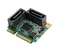 WUUISDNX Solutions de Mise à Niveau Professionnelles avec Carte de Conversion Mini PCIe et Adaptateur Mini PCIe garantissant des taux Transfert Rapides. Carte Conversion 2 Ports.