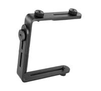 WUUISDNX Support de Griffe Flash en Forme de L, Support Fixation pour éclairage Flash et vidéo, Patin en Caoutchouc antidérapant, Adaptateur Fixation à Base Froide, réflecteurs froids, Fonds