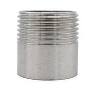 WUUKEPSG 1/8", 1/4", 3/8", 1-1/4", 1-1/2", 1/2", 3/4", 2", 1" Bsp Mâle À Souder Bout À Bout, Raccord de Tuyau En Acier Inoxydable 304, Eau, Gaz, Huile/1/5Pcs