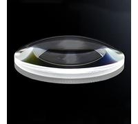 WUUKEPSG 1 Lentille Plano-Convexe K9, Lentille En Verre Optique, Lentille de Focalisation En Verre Pour Loupe/Color/D60F130C10.7T3
