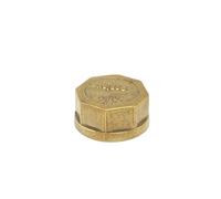 WUUKEPSG 1 Pièce, Cuivre, Filetage Mâle 1/8", 1/4", 3/8", 1/2", 3/4", Laiton, Embout Hexagonal, Raccord Coupleur, Connecteur Adaptateur/Brass Cap/1Pcs_3L8 Bsp