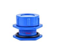 WUUKEPSG 1 Raccord de Vidange Pour Aquarium, Bouchon Deu D'Eau, Embout D'Entrée/Sortie, Adaptateur Pour Tuyau D'Irrigation de Jardin/C1-Opening 32-37Mm/ Size