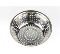 WUUKEPSG 1 Tamis de Cuisine À Grand Trou En Acier Inoxydable, Maille de Lavage Pour Légumes Et Fruits, Bassin Rond, Panier Épais, Passoire/Color/26Cm