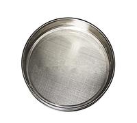 WUUKEPSG 10-200 Mesh 2-0.074Mm Aperture Lab Standard Sifters Shakers Soil Sieve 1Pc Analysis Test Sieve Stainless Steel 10-20Cm/20Cm 40 Mesh