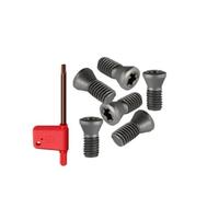 WUUKEPSG 10/50 Vis À Insert Cnc M2/M2.2/M2.5/M3/M3.5/M4/M4.5/M5/M6 Pour Remplacer Les Plaquettes Carbure Des Tours Cnc/Color/M6*18 10Pcs