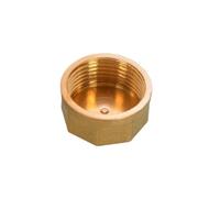 WUUKEPSG 1Pc 1/8" 1/4" 3/8" 1/2" 3/4" 1" Bsp Male/Female Thread Brass Pipe Hex Head Brass End Cap Plug Fitting Coupler Connector Adapter/Female Plug/1"