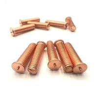 WUUKEPSG 2/5/10/50 Goujons de Soudure Par Points En Acier Au Carbcuivré M3/M4/M5/M6/M8/M10/50Mm/2Pcs M10