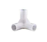 WUUKEPSG 2 À 10 Connecteurs 3D En Croix de 12 À 25 Mm, Pour Arrosage, Irrigation, Raccords À 4 Voies, Pour Étagères de Jardin/Inner Dia 12Mm/5Pcs
