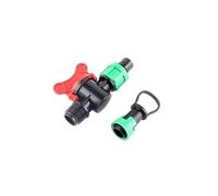 WUUKEPSG 2 À 100 Connecteurs de Vanne À Filetage Mâle de 16 Mm Pour Micro-Irrigation Goutte À Goutte, Ruban Adhésif D'Arrosage Pour Serres Suintantes, Embouts de Tuyau/Vae And End Cap/16Mm_1Set