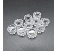 WUUKEPSG 50 Mini-Lentilles Led 13 Mm 30 45 60 90 100 Degrés, Sans Support, Lentilles Led Synthétiques Ir 1 W 3 W, Réflecteurs/100 Degree