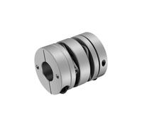 WUUKEPSG Aluminumy D39L49 Double Diaphragm Coupling Elastic Connector,D39Mm L49Mm Ball Screw Step Servo Motor Encoder Computer/14 * 14