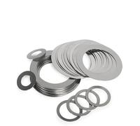 WUUKEPSG Cale Plate de Réglage En Acier Inoxydable/Thick 0.1Mm/M25*35 (10Pcs)
