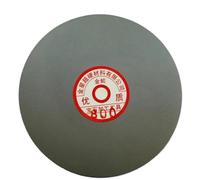 WUUKEPSG Disque de Meulage Diamanté 16 Pouces, 400 Mm X 12,7 Mm, Trou Scellé, Céramique, Jade, Couteau À Sculpter, Disque de Polissage/320
