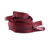 WUUKEPSG Fermeture Éclair À Double Curseur Colorée, À Ouverture Facile, Pour Manteaux, Vestes Et Vêtements D'Extérieur./Wine Red/8