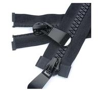 WUUKEPSG Fermetures Éclair Métalliques À Extrémité Fermée, À Double Ouverture, À Double Curseur, Pour Vestes Et Tentes. Accessoires de Couture./Ap551Black/300Cmno15