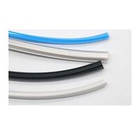 WUUKEPSG Joint Plat 20 M 6/8/10 Mm En Pvc Souple Noir/Bleu/Blanc/Gris Pour Profilé Alumi2020, Cache-Rainure/Support de Panneau Pour Profilé Alumi45/50/Grey/10Mm Slot Width