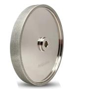 WUUKEPSG Meule D'Affûtage Pour Outils de Tournage Sur Bois 15 Cm, Meules Cbn 150 Mm, Mandrin 12,7 Mm, Largeur 1,25/3,8 Mm Pour Tourets (6 Diamètres X 1, Grain 1000)/6 Dia * 1 600 Grit