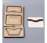WUUKEPSG Porte-Cartes Simple, Matrice de Découpe Pour Bois, Moule, Lame de Coupe Pour Métal 105 X 75 Mm/Stitch Mold