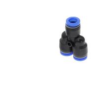 WUUKEPSG Raccord Rapide 3 Voies En Y Pour Air Pneumatique, Tuyau de 4 À 16 Mm de Diamètre Extérieur, Raccord Rapide Pour Gaz Et Plastique/Pw-6-4Mm/ Size