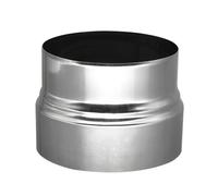 WUUKEPSG Réducteur de Tuyau de Poêle, Raccord de Conversion de Réduction de Conduit de Cheminée En Acier Inoxydable 304 Ø 75-110 Mm/120 Big Head To 110 Small Head