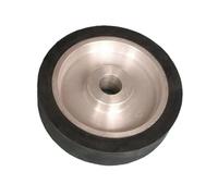 WUUKEPSG Roue de Roulement Pour Meuleuse À Bande En Alumi200 X 50 X 24/28 Mm 32 Mm, Roue D'Entraînement Avec Fente de 8 X 4 Mm/200 * 50 * 25 No Slot