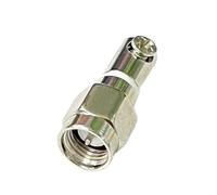 WUUKEPSG Sma Male Bnc Plug M4 Thread Rf Connector With Screw Swivel Nickelplated For Telesantenna Terminal/Bnc