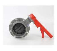 WUUKEPSG Vanne Papillon Pvc, Vanne À Disque À Emboîtement Dn 110 Mm, Vanne Papillon D'Irrigation Mm, Monobloc En Plastique/Gaanized Handle