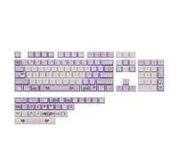 WUURAA 133Keys Keycaps Set XDA Profile Myrtilles DyeSubbed Cartoon Keycap pour Clavier De Jeu Mécanique Keycap DIY Keycaps 133PCS Myrtilles Keycaps XDA Ensemble Complet Keycap DyeSubbed Épais