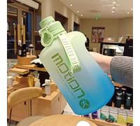 WUURAA Bouche de tasse de style paille capacité remise en forme avec échelle dégradé- Bouilloire extérieure en plastique portable sport bouteille d'eau Fitness Ton tasse