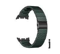 WUURAA Bracelet classique for hommes Pour Samsung Galaxy Watch 8 40mm 44mm 8Classic 46mm Ultra 47mm 2025(Green Black,For Galaxy Ultra 47mm)