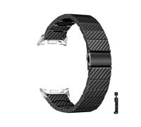 WUURAA Bracelet classique for hommes Pour Samsung Galaxy Watch 8 40mm 44mm 8Classic 46mm Ultra 47mm 2025(Black Silver,For Galaxy 8 44mm)