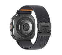 WUURAA Bracelet élastique en nylon Pour Samsung Galaxy Watch 8/8Classic 40/44/46 mm, bracelet respirant Pour Watch Ultra 47 mm, Band sport(Deep Grey,For Galaxy 8Classic 46mm)