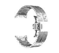 WUURAA Bracelet en acier inoxydable Pour Samsung Galaxy Watch 8 40 44mm Ultra 2 Correa Pour Galaxy Ultra 47 mm/8Classic(Silver,For Watch 8 40mm)