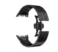 WUURAA Bracelet en acier inoxydable Pour Samsung Galaxy Watch 8 40 44mm Ultra 2 Correa Pour Galaxy Ultra 47 mm/8Classic(Black,For Watch 8 Classic)