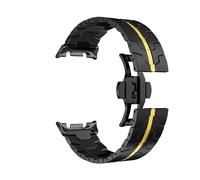 WUURAA Bracelet en acier inoxydable Pour Samsung Galaxy Watch 8 40 44mm Ultra 2 Correa Pour Galaxy Ultra 47 mm/8Classic(BlackG,For Watch 8 Classic)