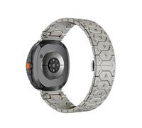 WUURAA Bracelet en acier inoxydable Pour Samsung Galaxy Watch 8Classic 46mm, 8 40mm 44mm, bracelet Pour Watch Ultra 47mm(Titanium,For Galaxy Ultra 2(2025))