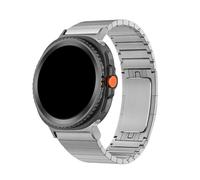 WUURAA Bracelet en acier inoxydable Pour Samsung Galaxy Watch8 44 40mm/8 Classic 46mm, bracelet professionnel Pour Galaxy Ultra 47mm(Silver,For Watch 7 Ultra 47)