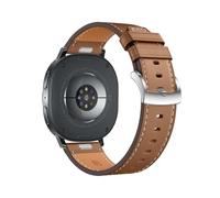 WUURAA Bracelet en cuir Pour Samsung Galaxy Watch 8Classic 46mm, bracelet de rechange Pour Galaxy 8 44mm 40mm(Brown-B,For 8 Classic 46mm)