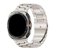 WUURAA Bracelet en métal Pour Samsung Galaxy Watch Ultra 47mm, bracelet en acier inoxydable Pour GALAXY WATCH ULTRA(Starlight)