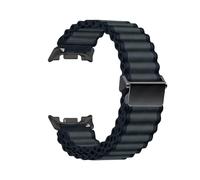 WUURAA Bracelet en nylon avec connecteur en acier inoxydable Pour Samsung Galaxy Watch 8 40mm, 44mm, 8Classic 46mm, bracelet sport(Black-B,For 8 Classic 46mm)