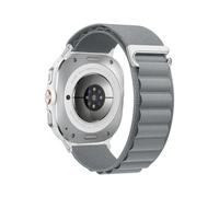 WUURAA Bracelet en nylon Pour Samsung Galaxy Watch 8-7 Ultra 47mm, accessoire for Samsung Galaxy Ultra 2 2025(22 Grey,For Watch Ultra2)