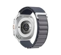 WUURAA Bracelet en nylon Pour Samsung Galaxy Watch 8-7 Ultra 47mm, accessoire for Samsung Galaxy Ultra 2 2025(24 Dark grey,For Watch Ultra 47mm)