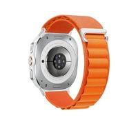 WUURAA Bracelet en nylon Pour Samsung Galaxy Watch 8-7 Ultra 47mm, accessoire for Samsung Galaxy Ultra 2 2025(30 Orange,For Watch Ultra2)