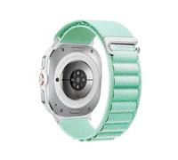 WUURAA Bracelet en nylon Pour Samsung Galaxy Watch 8-7 Ultra 47mm, accessoire for Samsung Galaxy Ultra 2 2025(4 Teal shiny,For Watch Ultra 47mm)