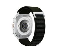 WUURAA Bracelet en nylon Pour Samsung Galaxy Watch 8-7 Ultra 47mm, accessoire for Samsung Galaxy Ultra 2 2025(6 Black shiny,For Watch Ultra 47mm)