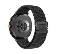 WUURAA Bracelet en nylon Pour Samsung Galaxy Watch 8classic 46mm, boucle parachute, ceinture Pour Galaxy 8 40mm 44mm, bracelet de sport Correa(Black,For Watch 8 44MM)