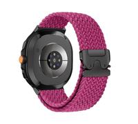 WUURAA Bracelet en nylon Pour Samsung Galaxy Watch 8classic 46mm, boucle parachute, ceinture Pour Galaxy 8 40mm 44mm, bracelet de sport Correa(Magenta,For Watch 8 40MM)