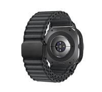 WUURAA Bracelet en nylon respirant Pour Samsung Galaxy Watch Ultra2(2025), bracelet sport Pour Galaxy 7 Ultra 47mm(NO.2 Dark Grey,For Watch Ultra 47mm)